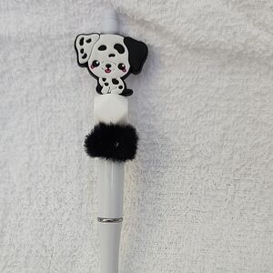 Dalmatian Dog Pen with Black and White Design